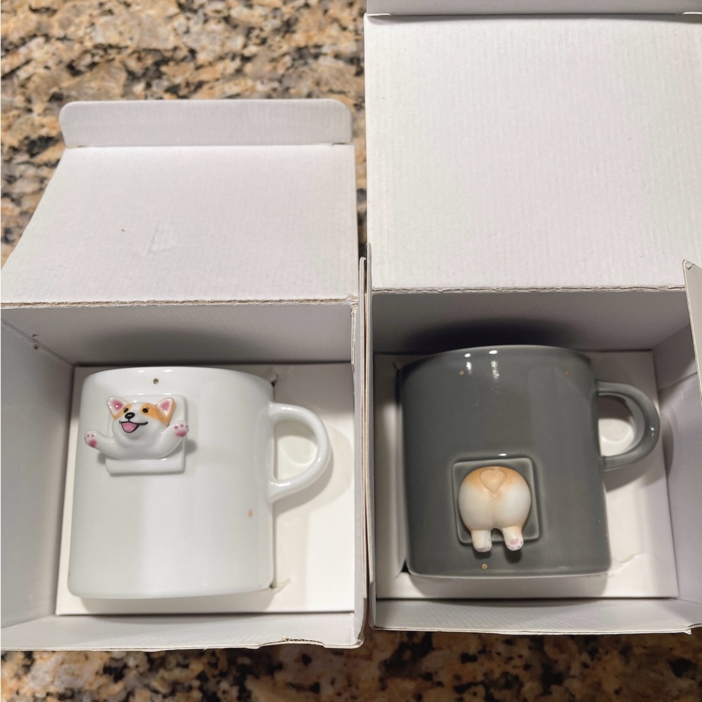 Corgi coffee cups